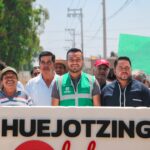 Roberto Solís inaugura la tercera vialidad rehabilitada como parte del "Rescate Carretero" en Huejotzingo