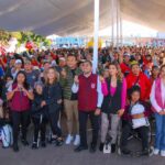 Shamy Spezia encabeza entrega de apoyos alimentarios a población vulnerable en Huejotzingo