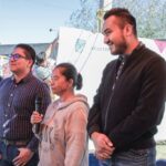 Huejotzingo avanza: Roberto Solís entrega contenedores de basura en la colonia "La Excavación"