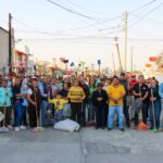 Roberto Solís replica ejemplo del Gobernador Alejandro Armenta en Huejotzingo; realiza faena no. 30 en el primer barrio