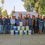 Roberto Solís lleva el programa "Coloreando la educación" a Santa Ana Xalmimilulco; suman 34 escuelas intervenidas