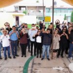 Roberto Solís sigue cumpliendo con la educación en Huejotzingo: inicia construcción de domo en el preescolar "Gandhi"