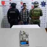Por su probable responsabilidad en delitos contra la salud y lesiones culposas, detiene SSC de Huejotzingo a tres sujetos en juntas auxiliares