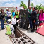 Para prevenir inundaciones, Roberto Solís inicia la rehabilitación de 52 rejillas pluviales en Huejotzingo