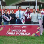 Huejotzingo tendrá cancha de fútbol de primer nivel: Roberto Solís da el banderazo de inicio en la unidad deportiva "Campo Santo"