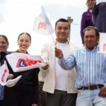 Roberto Solís inicia obra de agua potable para almacenar más de 300 mil litros en Nepopualco